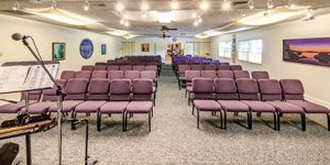 Sanctuary, seating and concert space at UATL facility